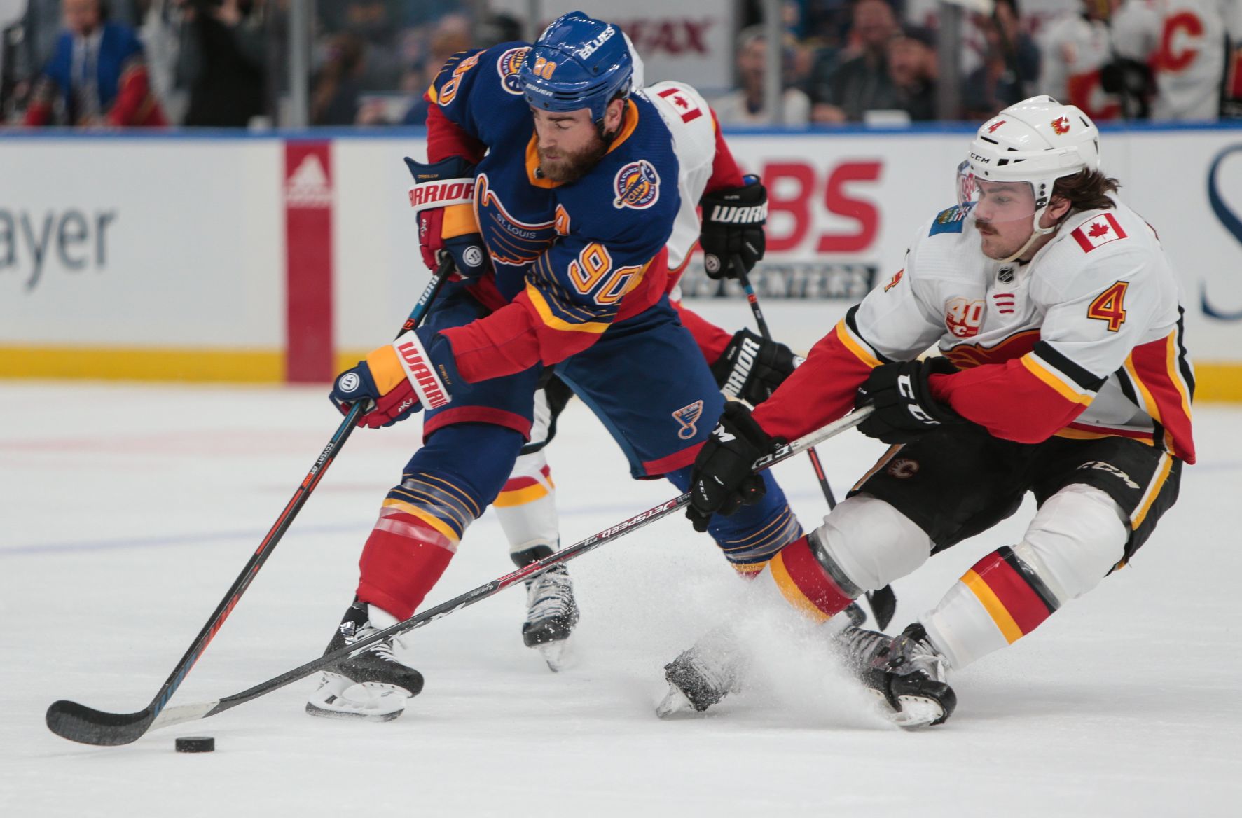 Blues take on Calgary Flames at the Enterprise Center